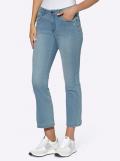 7/8-Jeans mit Destroyed-Effekt blue-bleached