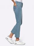 7/8-Jeans mit Destroyed-Effekt blue-bleached