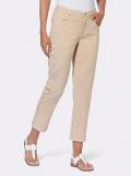 7/8-Twill-Stretchjeans sand