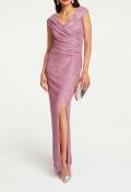 Abend-Spitzenkleid rosa