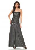 Abendkleid schwarz-metallic