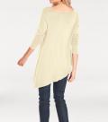 Asymmetrischer Pullover ecru