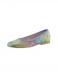 Ballerina in glitzernder Metallic-Optik bunt