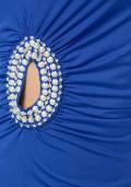 Bandeaukleid mit Strass royalblau