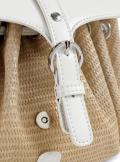 Bast-Optik-Tasche champagner