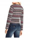 Bikerjacke grau-bunt