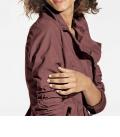 Bikerstyle-Kurzjacke mauve