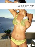 Bikini mit Strass gelb