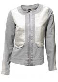 Blazer grau-silberfarben