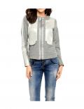Blazer grau-silberfarben