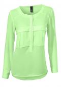 Bluse pistazie