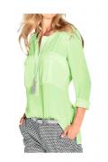 Bluse pistazie