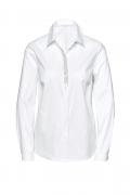 Blusenhemd mit Ziersteinchen weiß