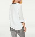 Blusenshirt khaki-offwhite