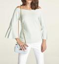 Blusenshirt mit Volants mint