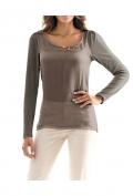 Blusenshirt taupe