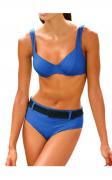 Body-Shaping-Bikini blau-schwarz