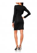 Bodyforming-Druckkleid mit Perlen bunt