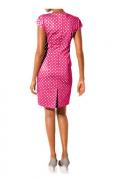 Bodyforming-Kleid pink-weiß Größe 40
