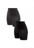 Bodyforming-Pantys im 2er-Pack schwarz
