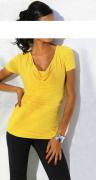 Bodyforming-Wasserfallshirt gelb