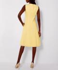 Bouclé-Kleid zitrone-meliert