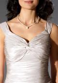 Brautkleid-Set 3-tlg. puder