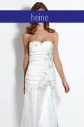 Brautkleid mit Stola weiß
