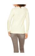 Cardigan mit Strass offwhite