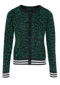 Cardigan schwarz-grün