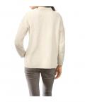 Chenille-Pullover ecru