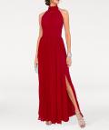 Chiffon-Abendkleid rot