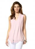 Chiffon-Blusentop puder
