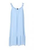 Chiffon-Kleid hellblau