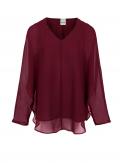 Chiffonbluse bordeaux