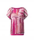 Chiffonbluse mit eingenähtem Top fuchsia-pude