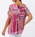 Chiffonbluse mit eingenähtem Top fuchsia-pude