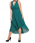 Chiffonkleid smaragd