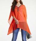 Chiffontunika + Top blutorange