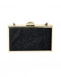 Clutch schwarz-gold