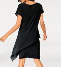 Cocktailkleid mit Pailletten schwarz