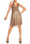 Cocktailkleid taupe