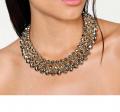 Collier gold-grau