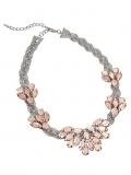 Collier rosé-silberfarben