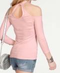 Cut-Out-Shirt rosé