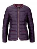 Damen-Wende-Steppjacke bordeaux-blau