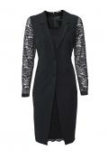 Designer-2-in-1-Kleid schwarz