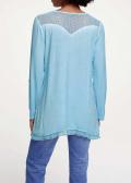 Designer-2-in-1-Shirt türkis