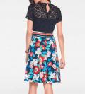 Designer-2-in1-Kleid marine-bunt