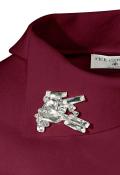 Designer-2-n-1-Pullover bordeaux